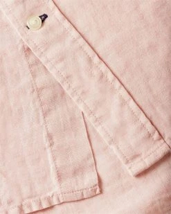 Tommy Hilfiger Miesten Kauluspaita SOLID LINEN REGULAR FIT Pinkki -Makia kauppa tommy hilfiger miesten kauluspaita solid linen regular fit pinkki 4