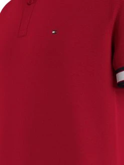 Tommy Hilfiger Miesten Paita Cuff Branding Regular Polo Kirkkaanpunainen -Makia kauppa tommy hilfiger miesten paita cuff branding regular polo kirkkaanpunainen 5