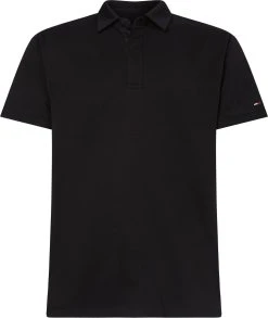 Tommy Hilfiger Miesten Pikeekauluspaita CLEAN INTERLOCK REGULAR POLO Musta
