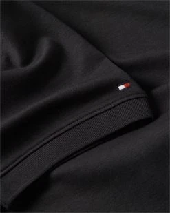 Tommy Hilfiger Miesten Pikeekauluspaita CLEAN INTERLOCK REGULAR POLO Musta -Makia kauppa tommy hilfiger miesten pikeekauluspaita clean interlock regular polo musta 5