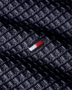 Tommy Hilfiger Neule, SPRING GRID STRUCTURED CREW NECK Tummansininen -Makia kauppa tommy hilfiger neule spring grid structured crew neck tummansininen 3 scaled