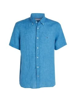 Tommy Hilfiger Pellavapaita, PIGMENT DYED LINEN Tummansininen