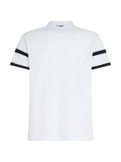 Tommy Hilfiger Pikeepaita, COLOURBLOCK PLACEMENT REG POLO Valkoinen -Makia kauppa tommy hilfiger pikeepaita colourblock placement reg polo valkoinen 4 scaled
