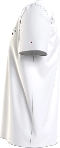 Tommy Hilfiger T-paita, CN SS TEE LOGO Valkoinen -Makia kauppa tommy hilfiger t paita cn ss tee logo valkoinen 3 scaled