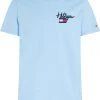 Tommy Hilfiger T-paita, HILFIGER PAINTED GRAPHIC TEE Vaaleansininen