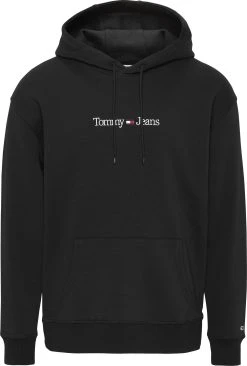 Tommy Jeans Huppari, TJM REG LINEAR Musta