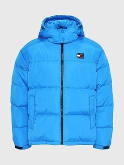 Tommy Jeans Miesten Lyhyt Talvitakki, ALASKA PUFFER Keskisininen