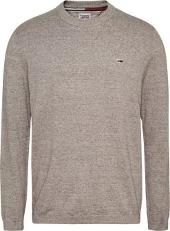 Tommy Jeans Miesten Neule SLUB GRINDLE Beige