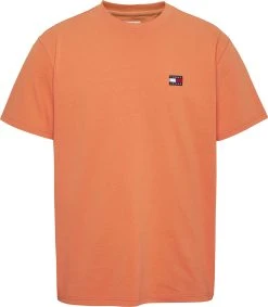 Tommy Jeans Miesten T-Paita, CLSC TOMMY XS BADGE Oranssi
