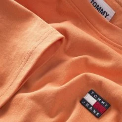 Tommy Jeans Miesten T-Paita, CLSC TOMMY XS BADGE Oranssi -Makia kauppa tommy jeans miesten t paita clsc tommy xs badge oranssi 3 scaled
