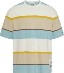 Tommy Jeans Miesten T-paita TJM BOLD STRIPE TEE LOOSE FIT Monivärinen Kuosi