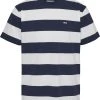 Tommy Jeans T-paita, TJM CLCC TONAL STRIPE TEE Raidallinen Sininen